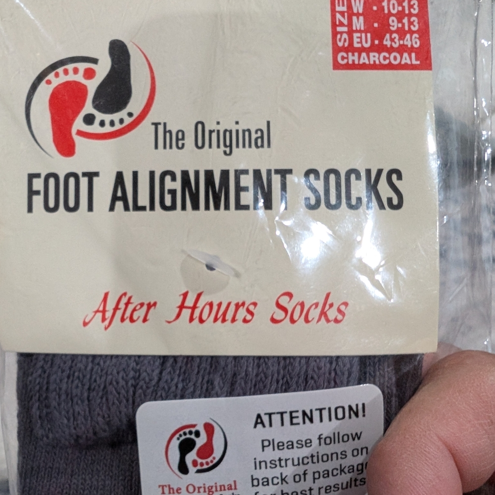 Foot Alignment Socks - Gray - Picture 3 of 3
